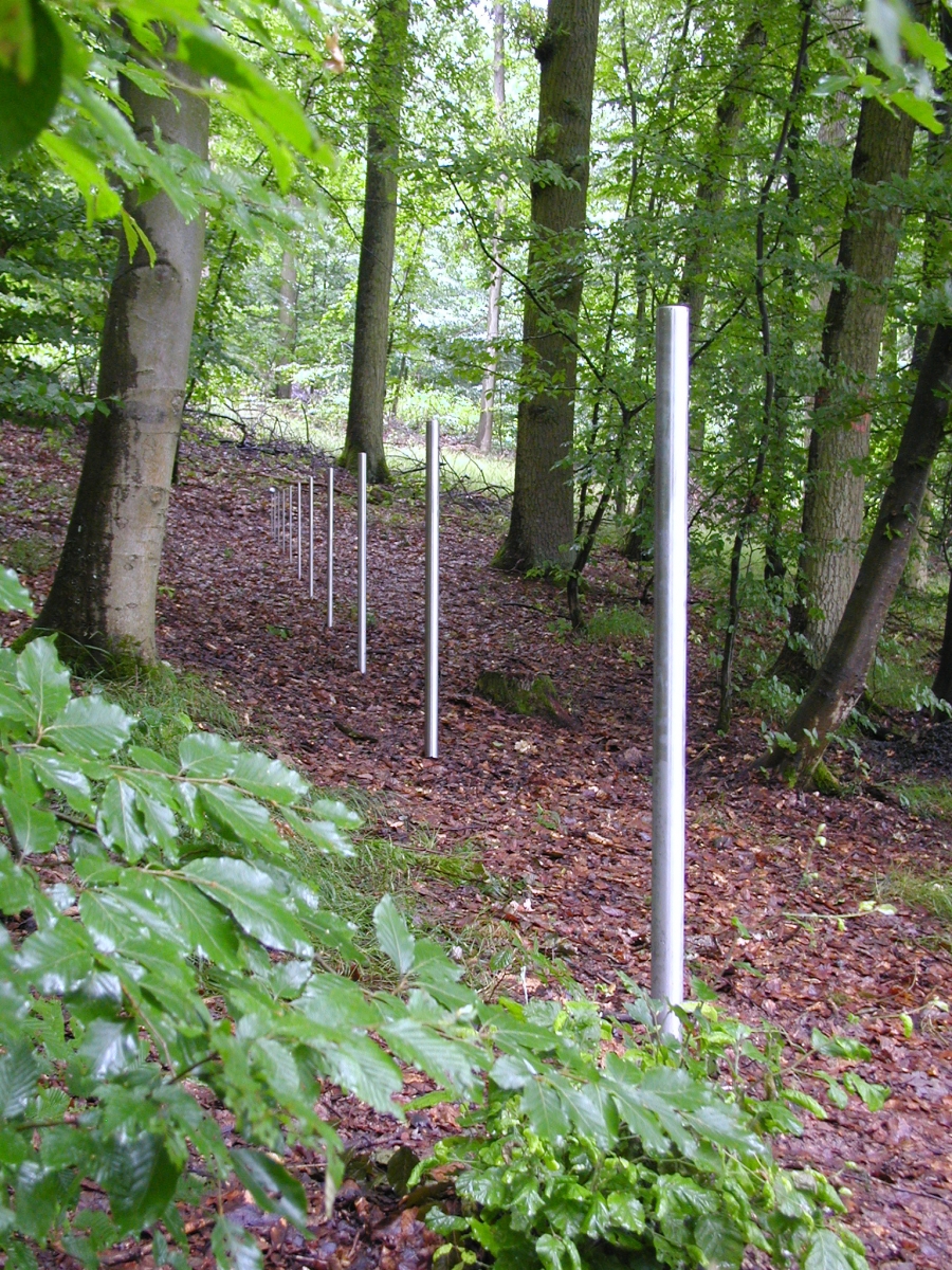 Kunstwerk 07-Wie weit noch-auf dem Weg der Besinnung in Bad Kissingen, Künstler Helmut Droll, Foto Brigitte Droll