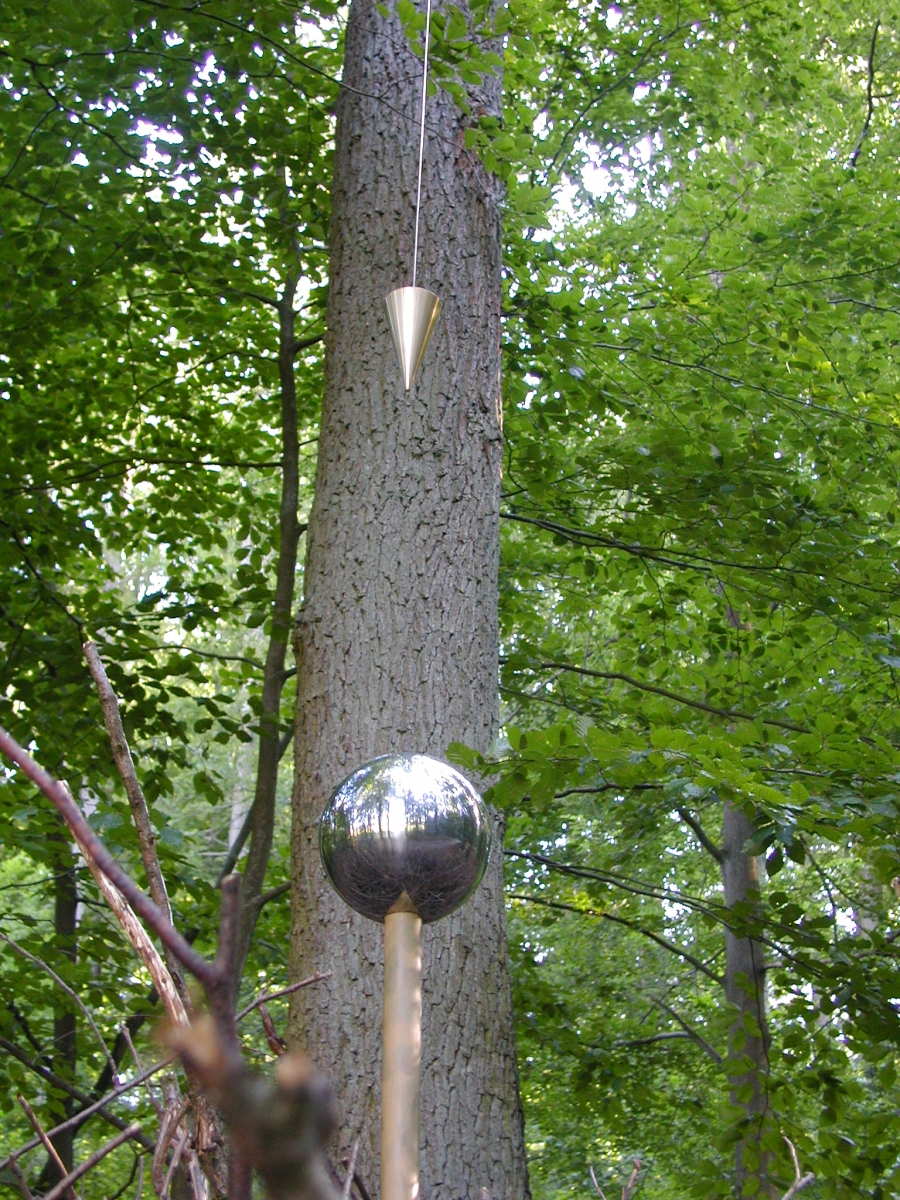 Kunstwerk 08-Du-auf dem Weg der Besinnung in Bad Kissingen, Künstler Helmut Droll, Foto Brigitte Droll