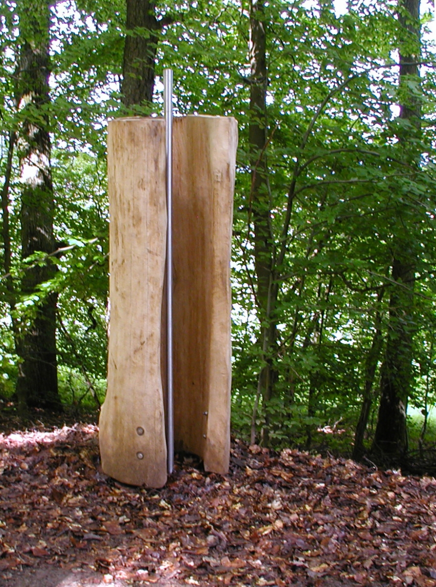 Kunstwerk 11-Verborgen-auf dem Weg der Besinnung in Bad Kissingen, Künstler Helmut Droll, Foto Brigitte Droll