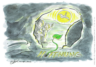 Cartoon Ostern 2025 - HOFFNUNG UND AUFERSTEHUNG