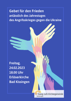Viele Hände formen eine Friedenstaube