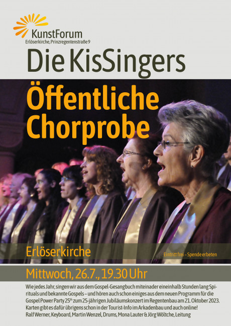 Öffentliche Chorprobe "Die KisSingers"